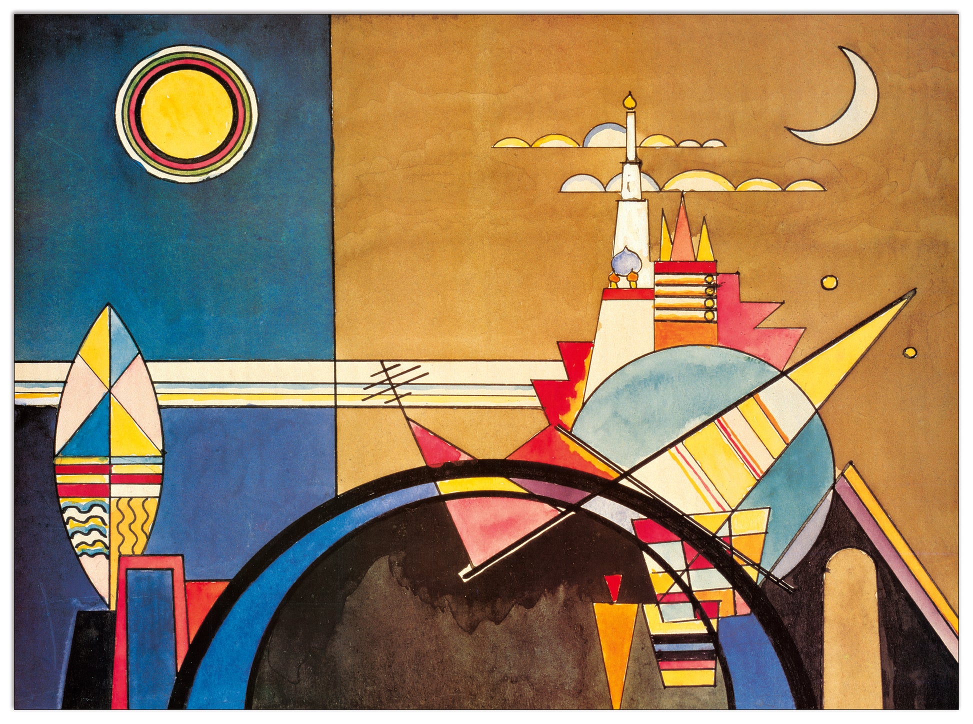 La grande torre di Kiev cm 135x99