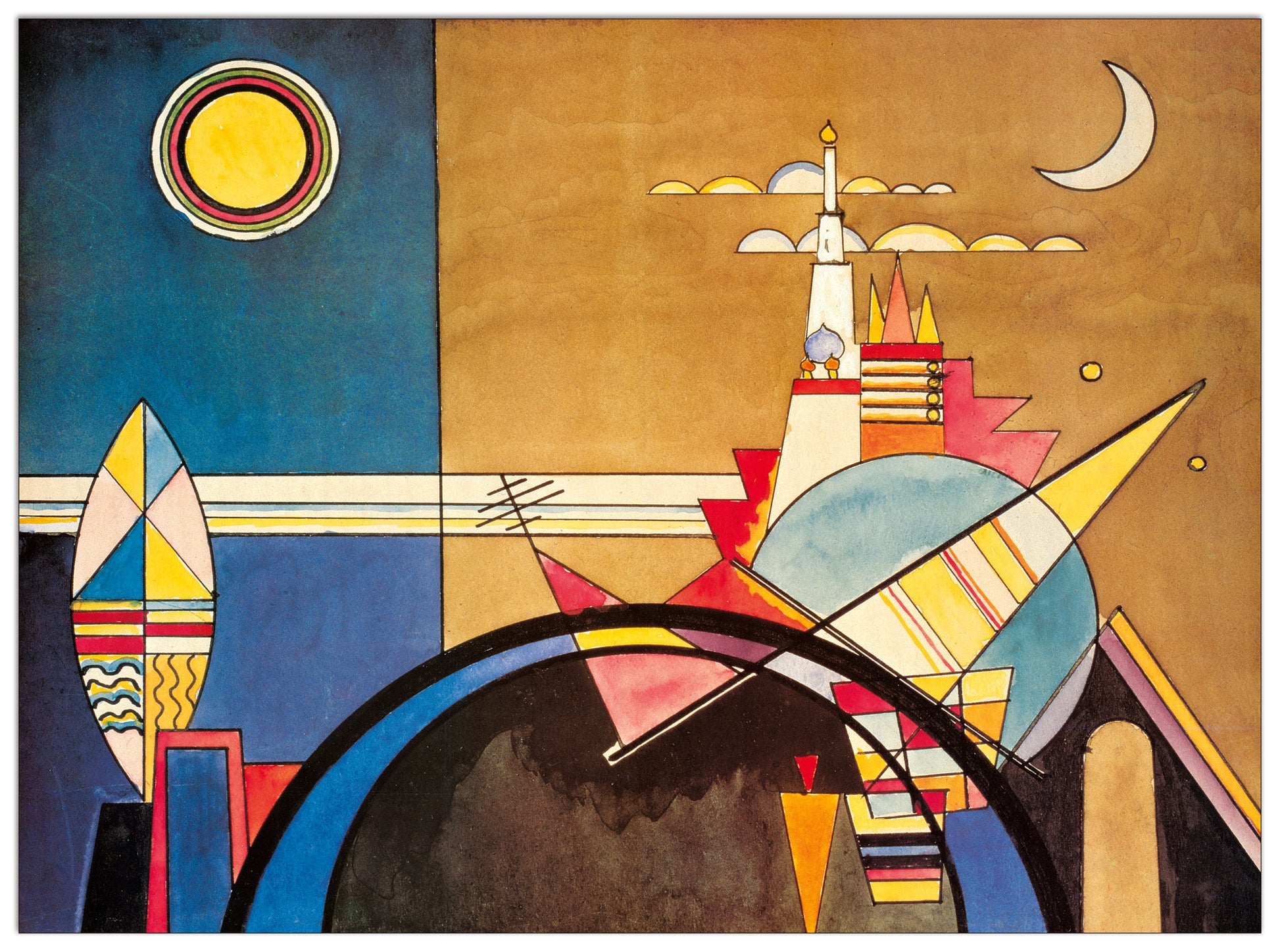 La grande torre di Kiev cm 50x37