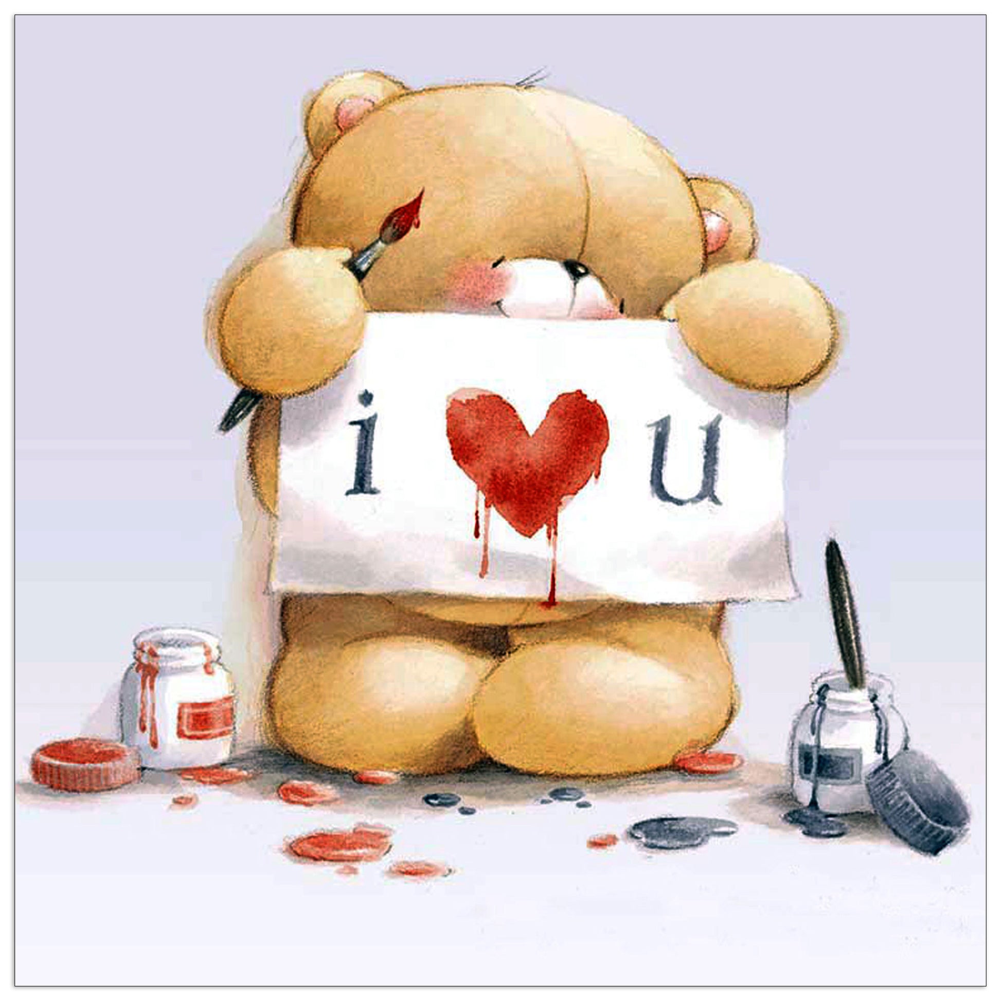 I love u cm 30x30
