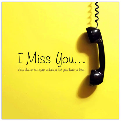 I miss youâ?¦ cm 30x30