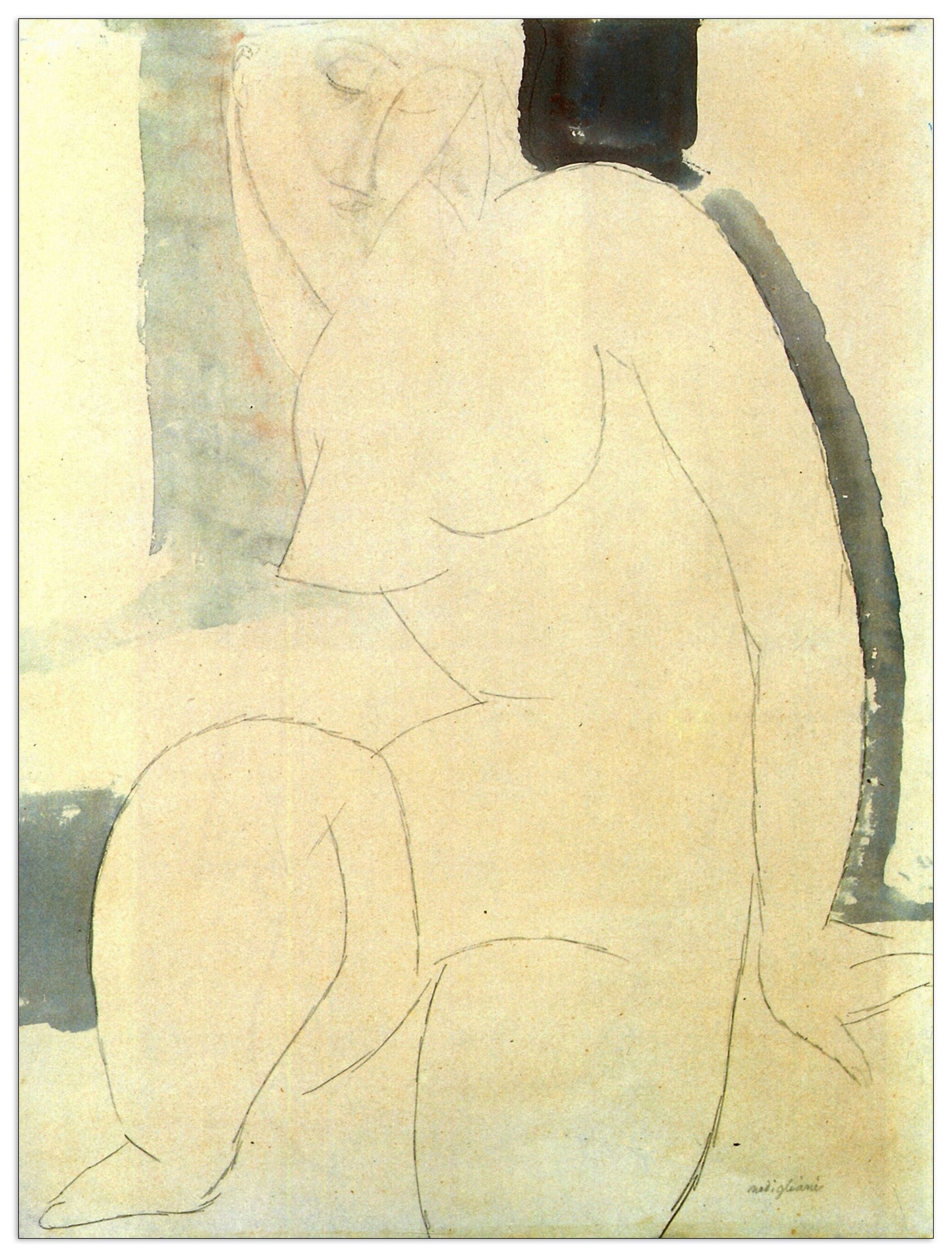 Female nude cm 60x80