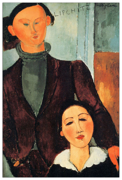 Jacques Lipchitz and his woman cm 60x90