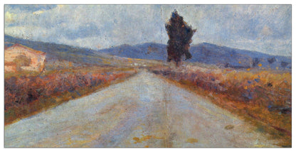 Landscape in the Toscana cm 140x70