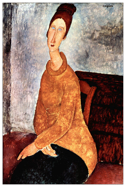 Portrait of Jeanne Hebuterne II cm 60x90