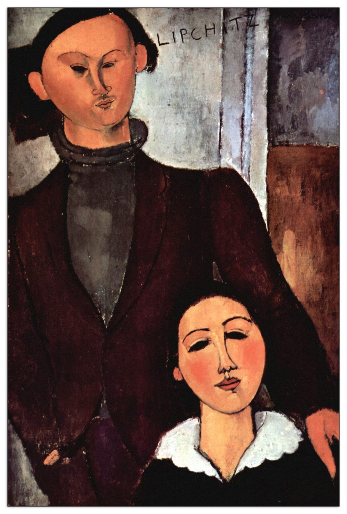 Portrait of the married couple Lipchitz cm 90x135