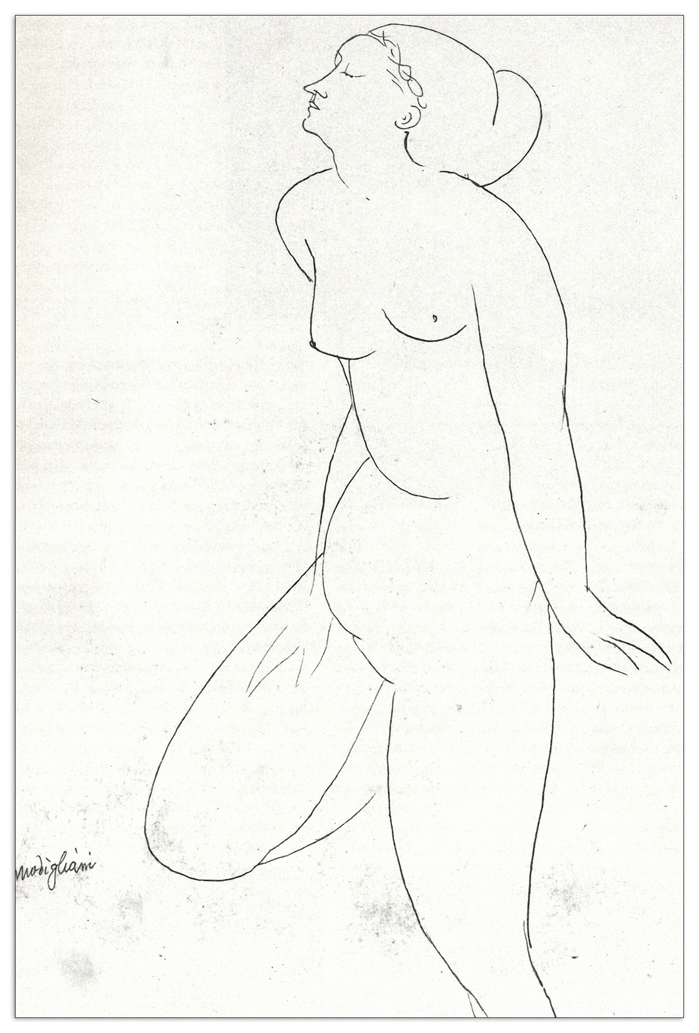 Standing Nude cm 90x135