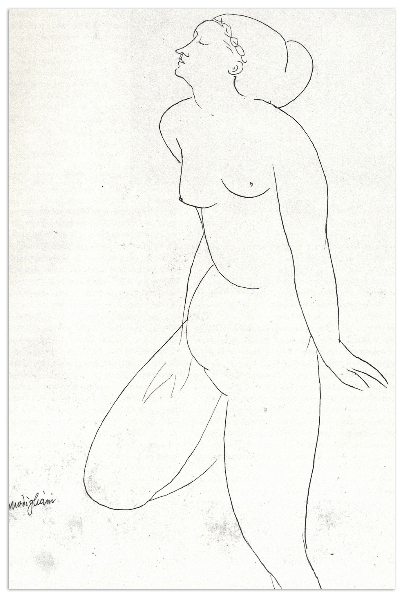 Standing Nude cm 60x90