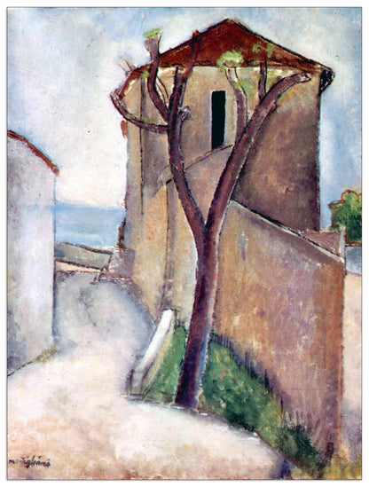 Tree and House cm 60x80