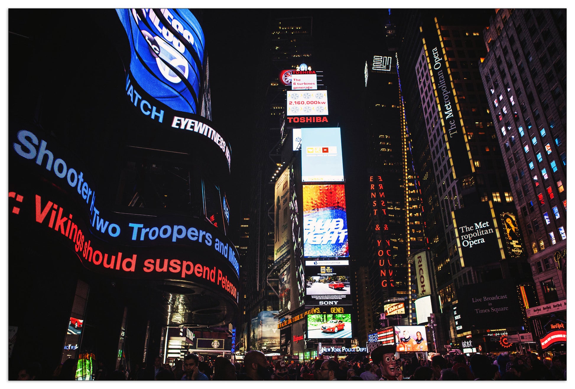 Time Square, NYC cm 90x60