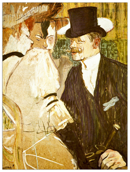 Anglais at Moulin Rouge cm 90x120