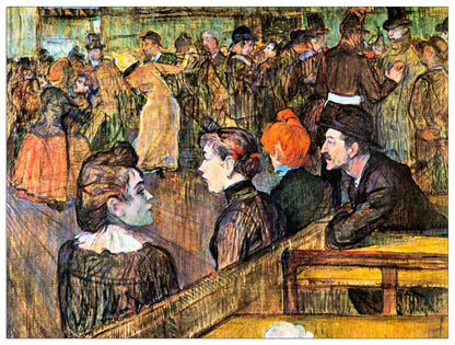 At the Moulin de la Gallette cm 120x90