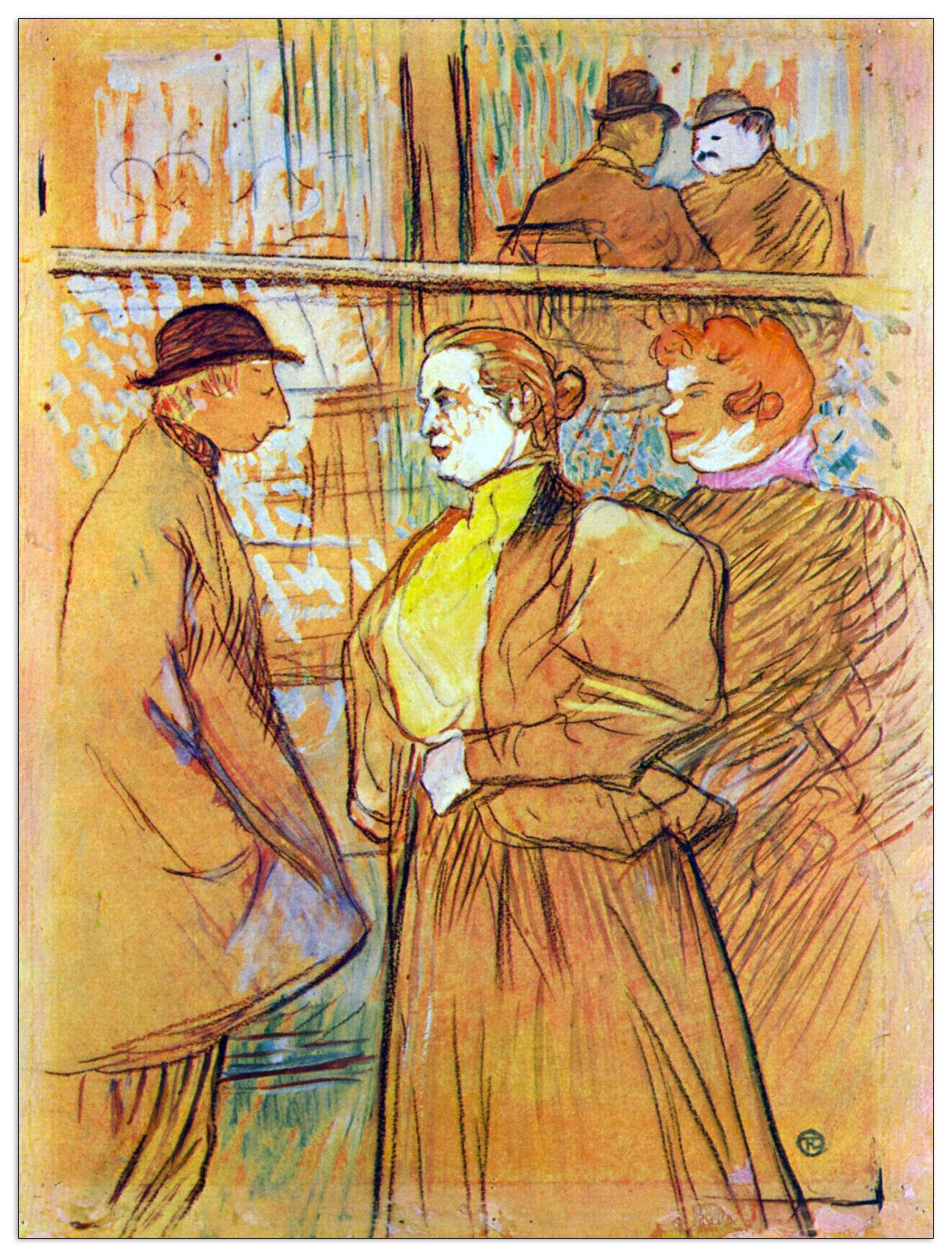 At the Moulin Rouge cm 90x120