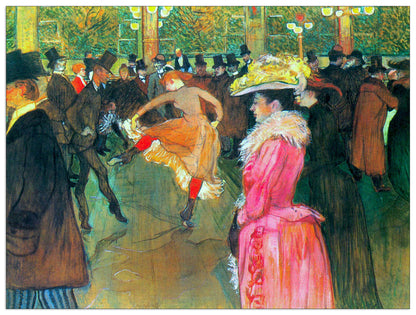 Ball in the Moulin Rouge cm 80x60