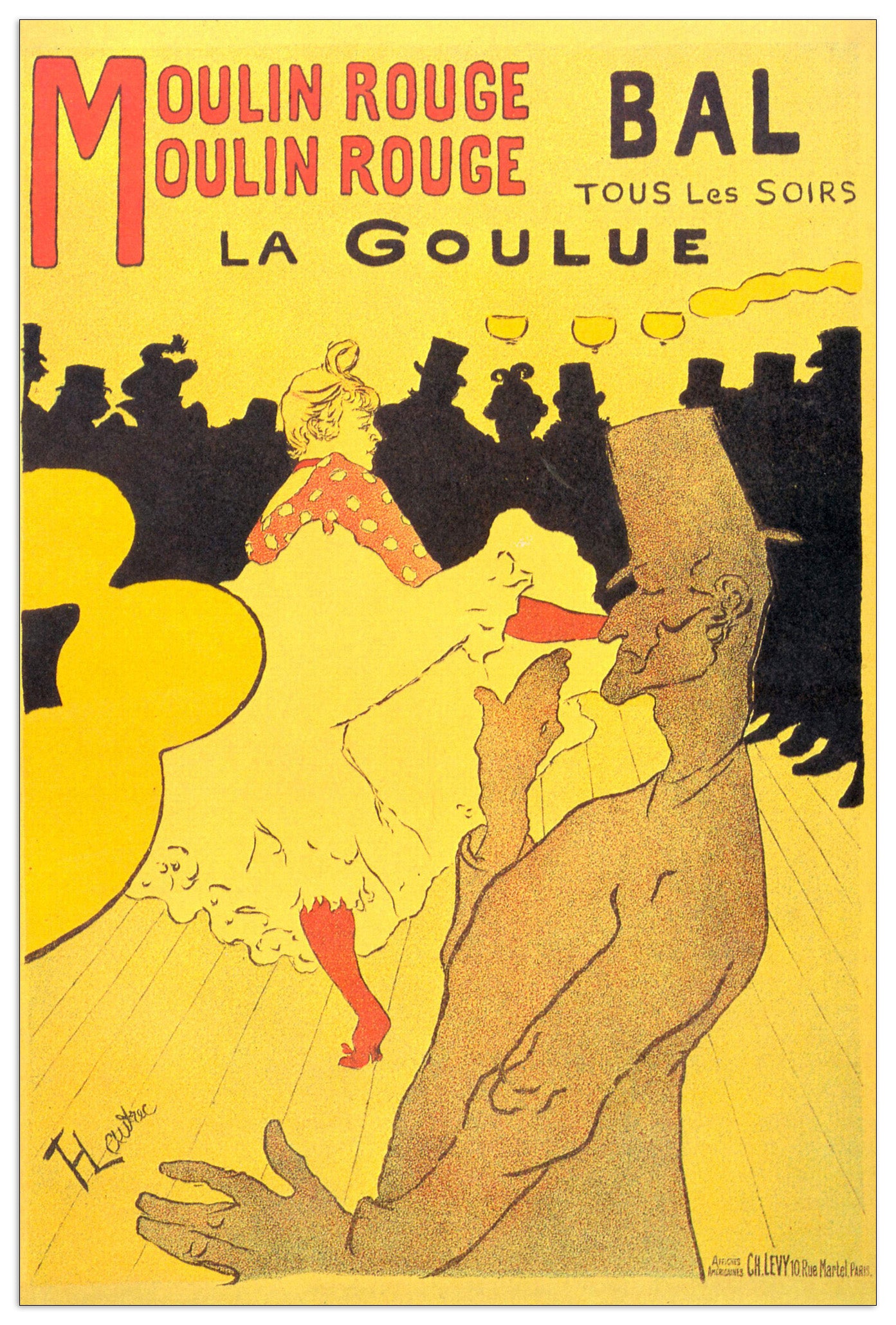 Moulin Rouge la Goulue cm 60x90