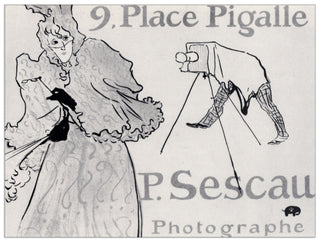 Homage to Toulouse-Lautrec - Il fotografo Sescau - cm 80x60 - Pannello in MDF