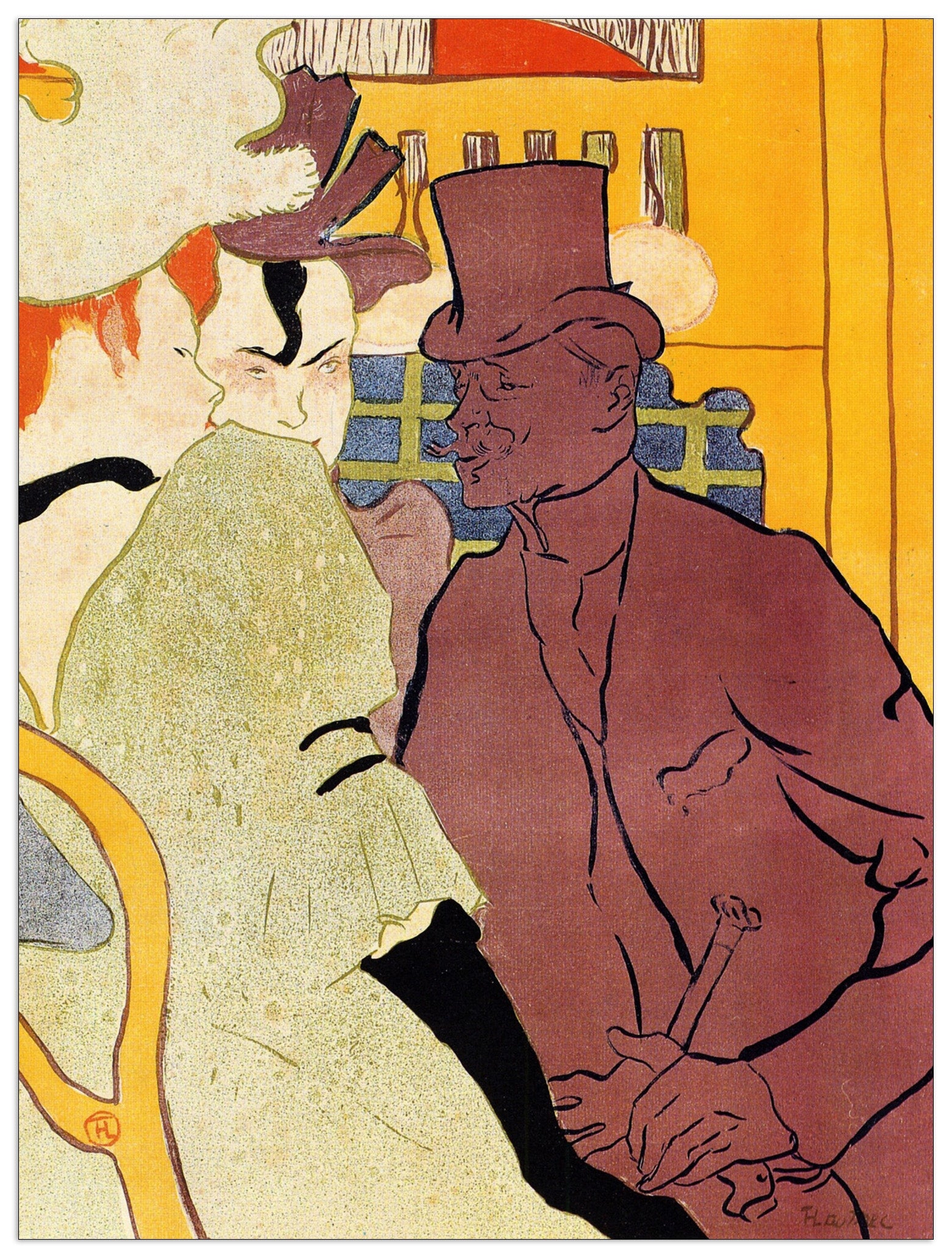 The english man at the Moulin Rouge cm 60x80