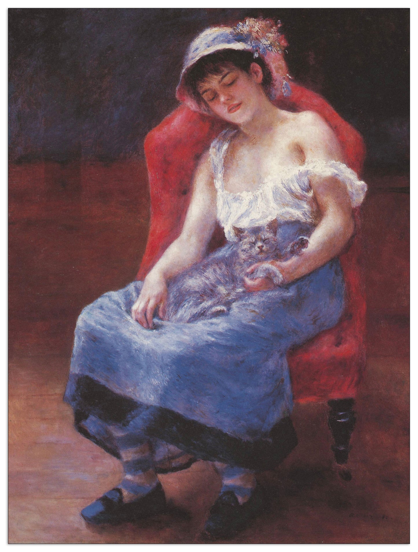 A girl asleep cm 60x80