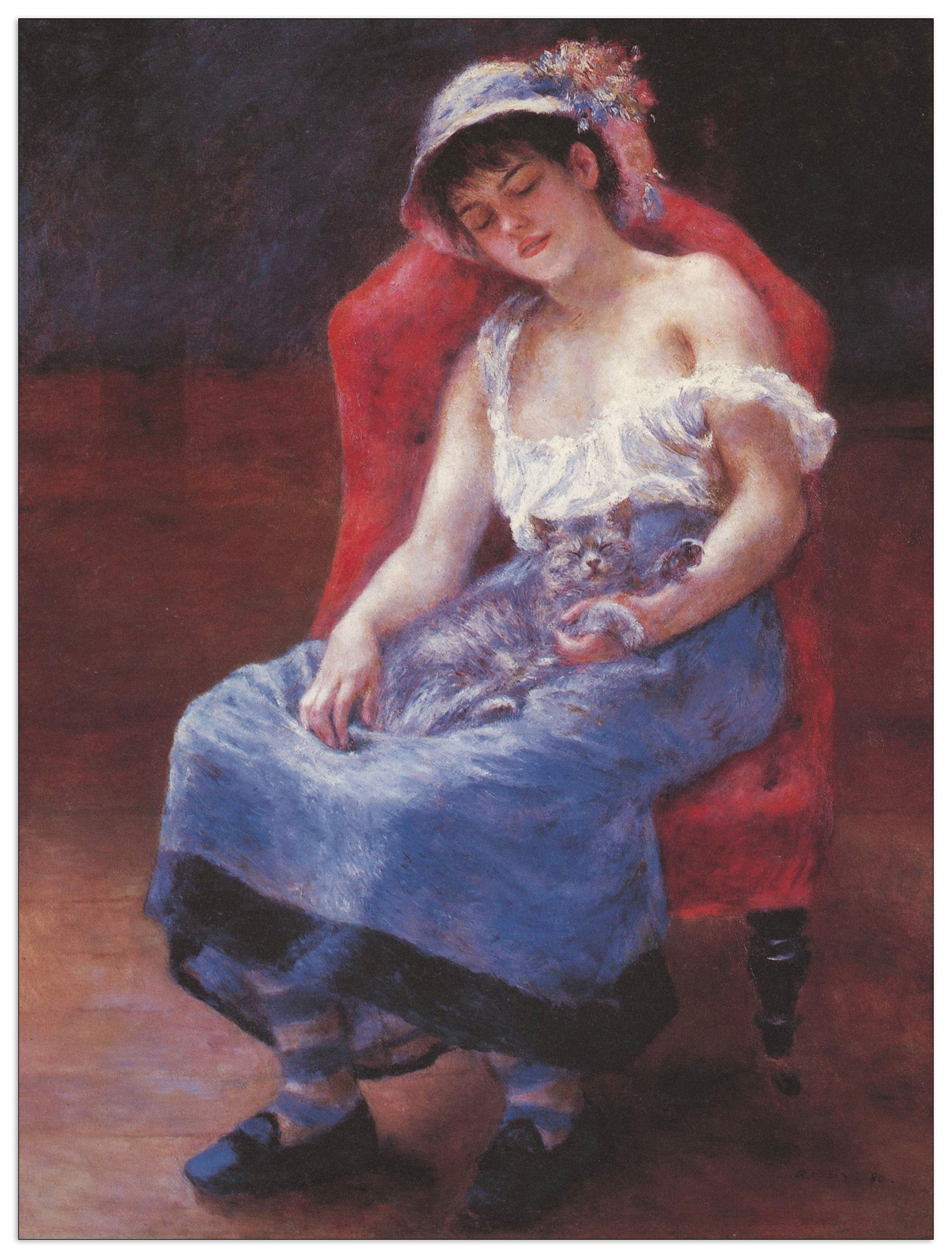 A girl asleep cm 60x80