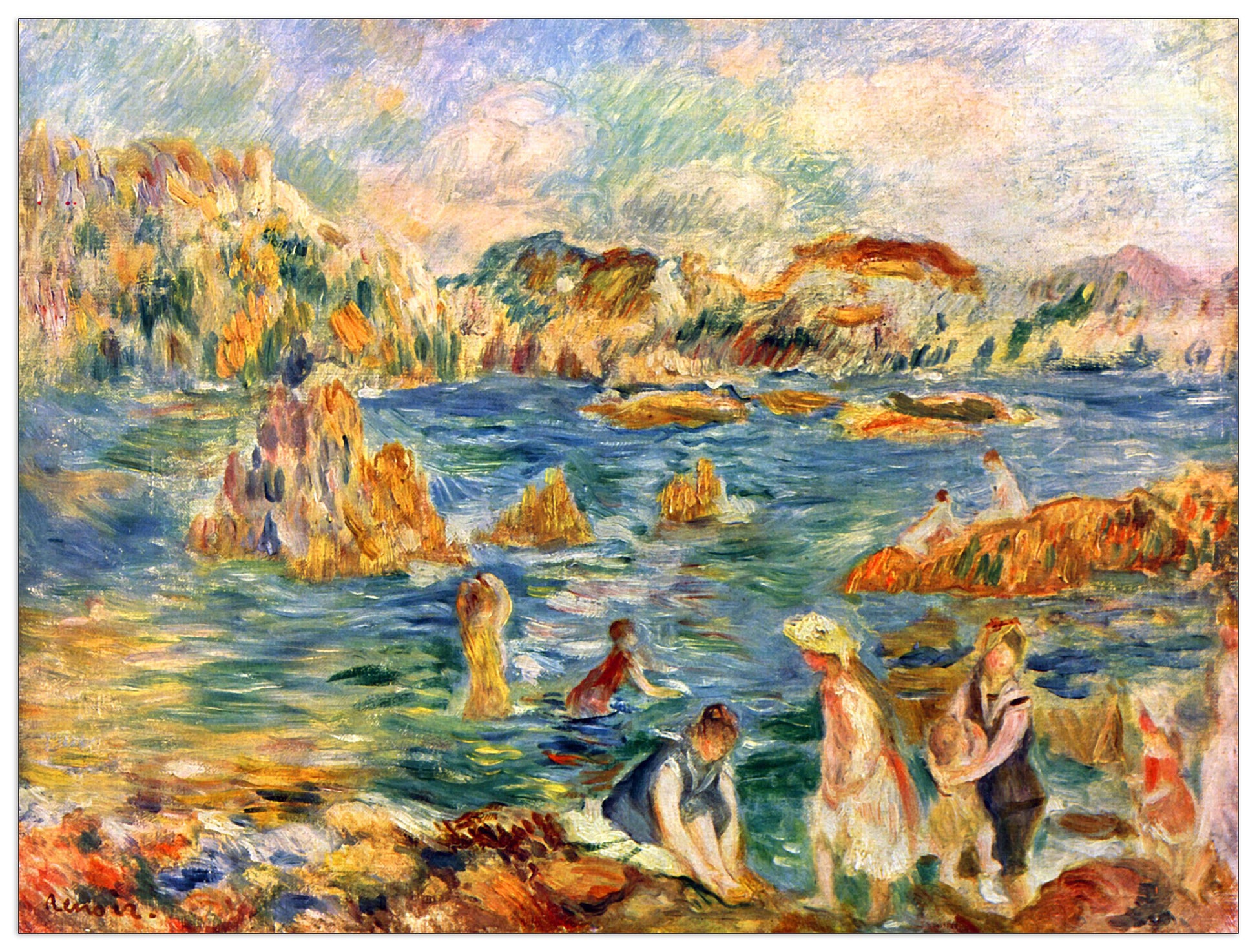 At the beach of Guernesey cm 80x60