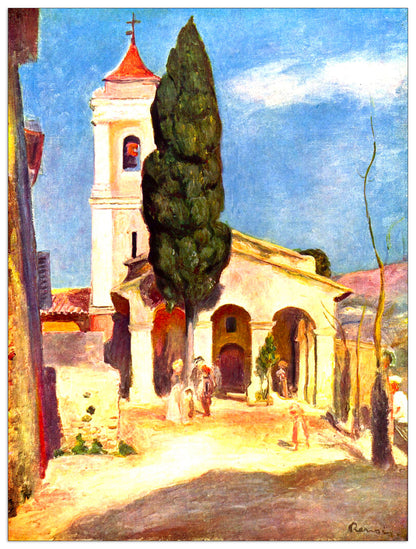 Church in Cagnes cm 60x80