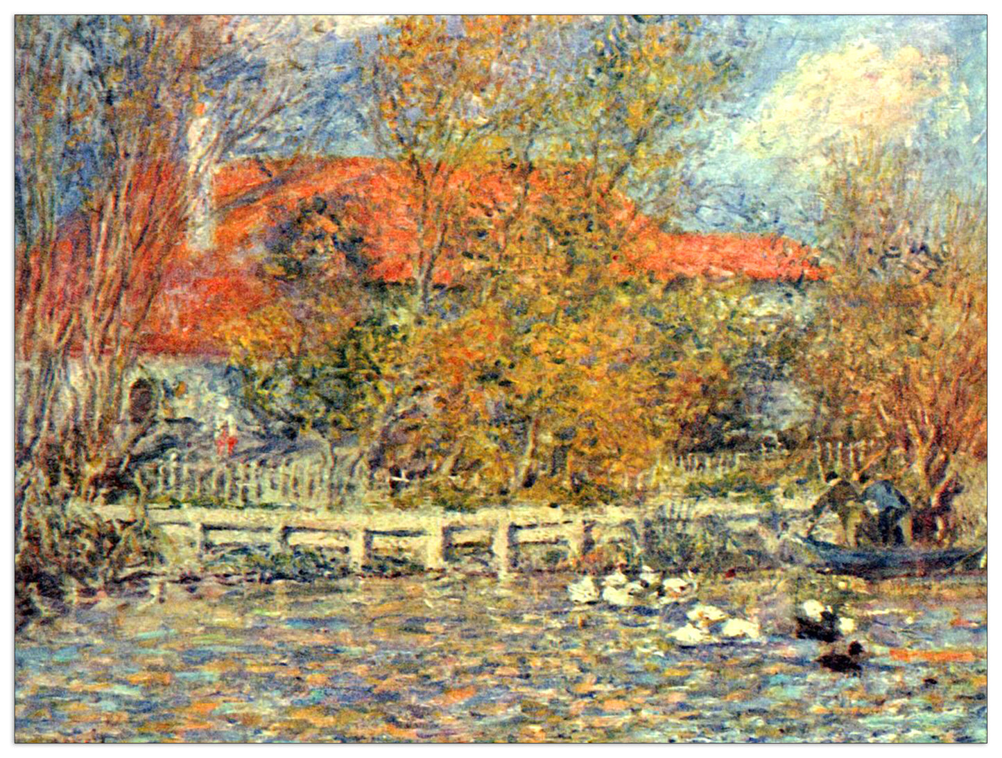 Duck pond cm 80x60