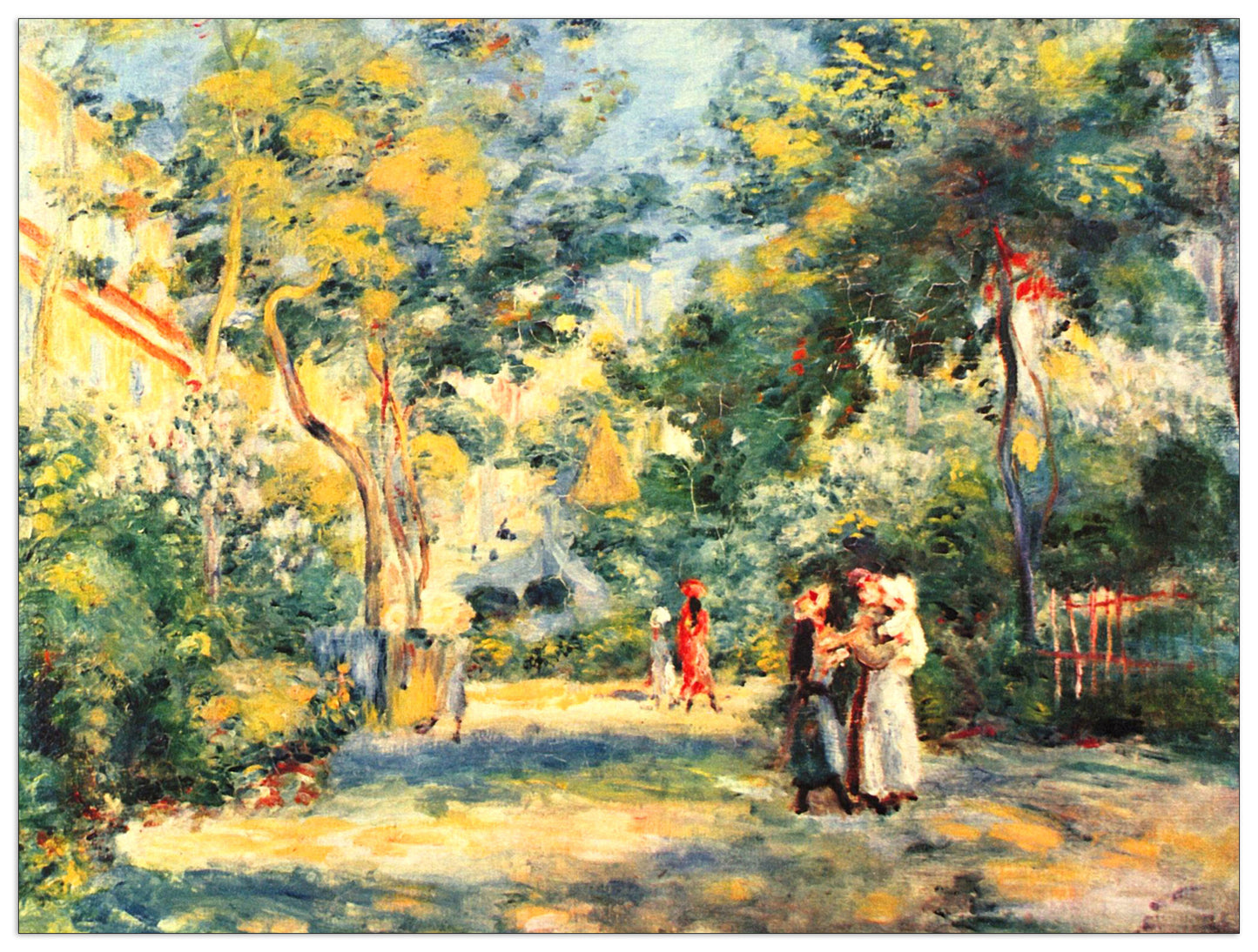 Figures in the garden cm 120x90