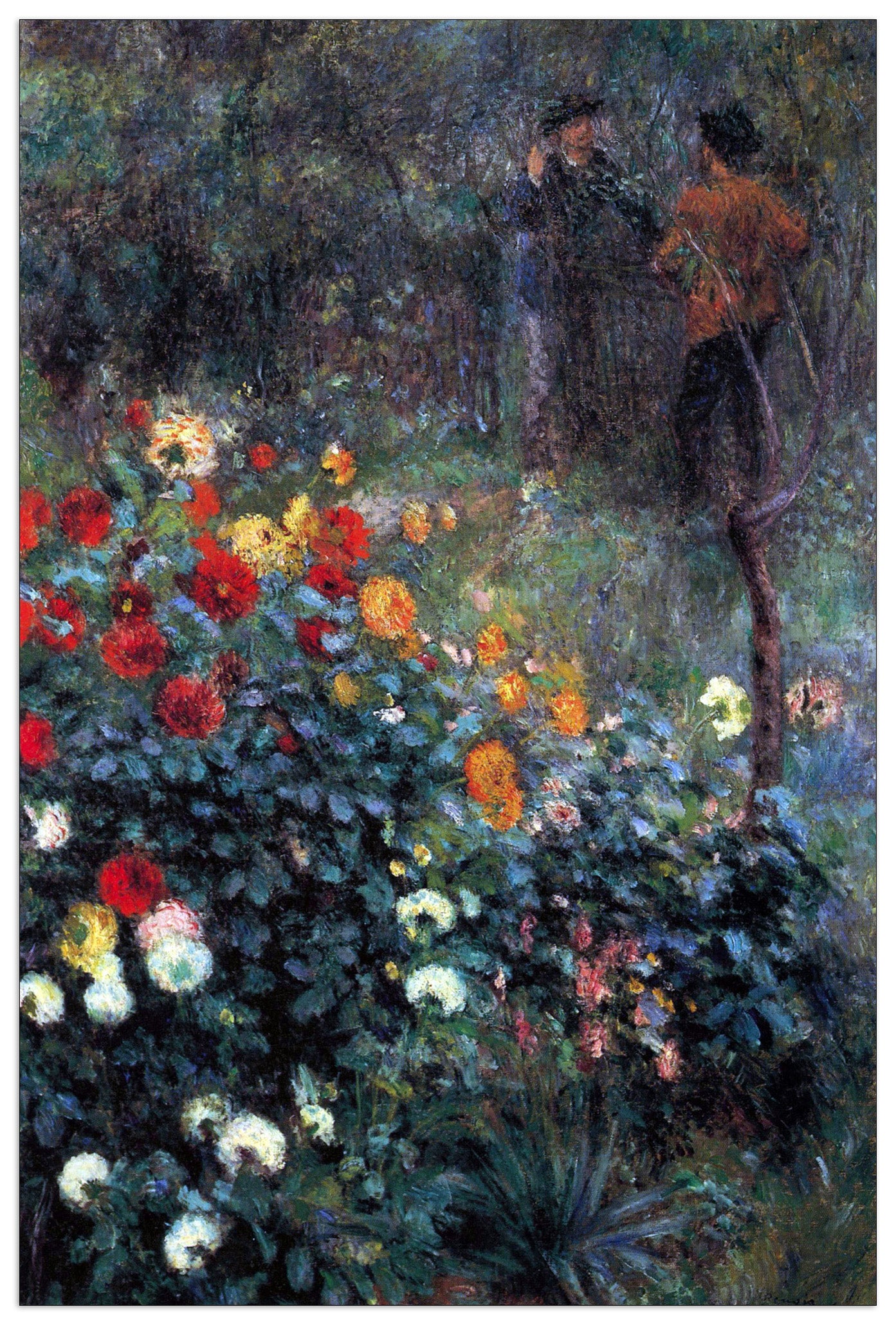 Garden in the street Cortot, Montmartre cm 60x90