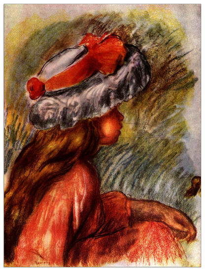 Girl head cm 60x80