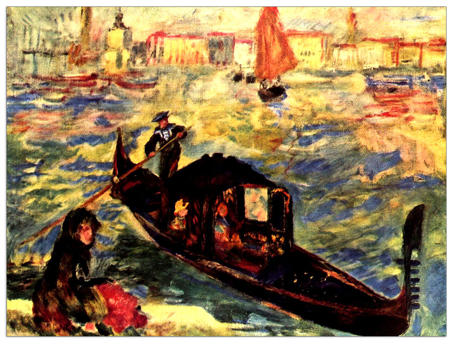 Gondola on the Canale Grande cm 80x60