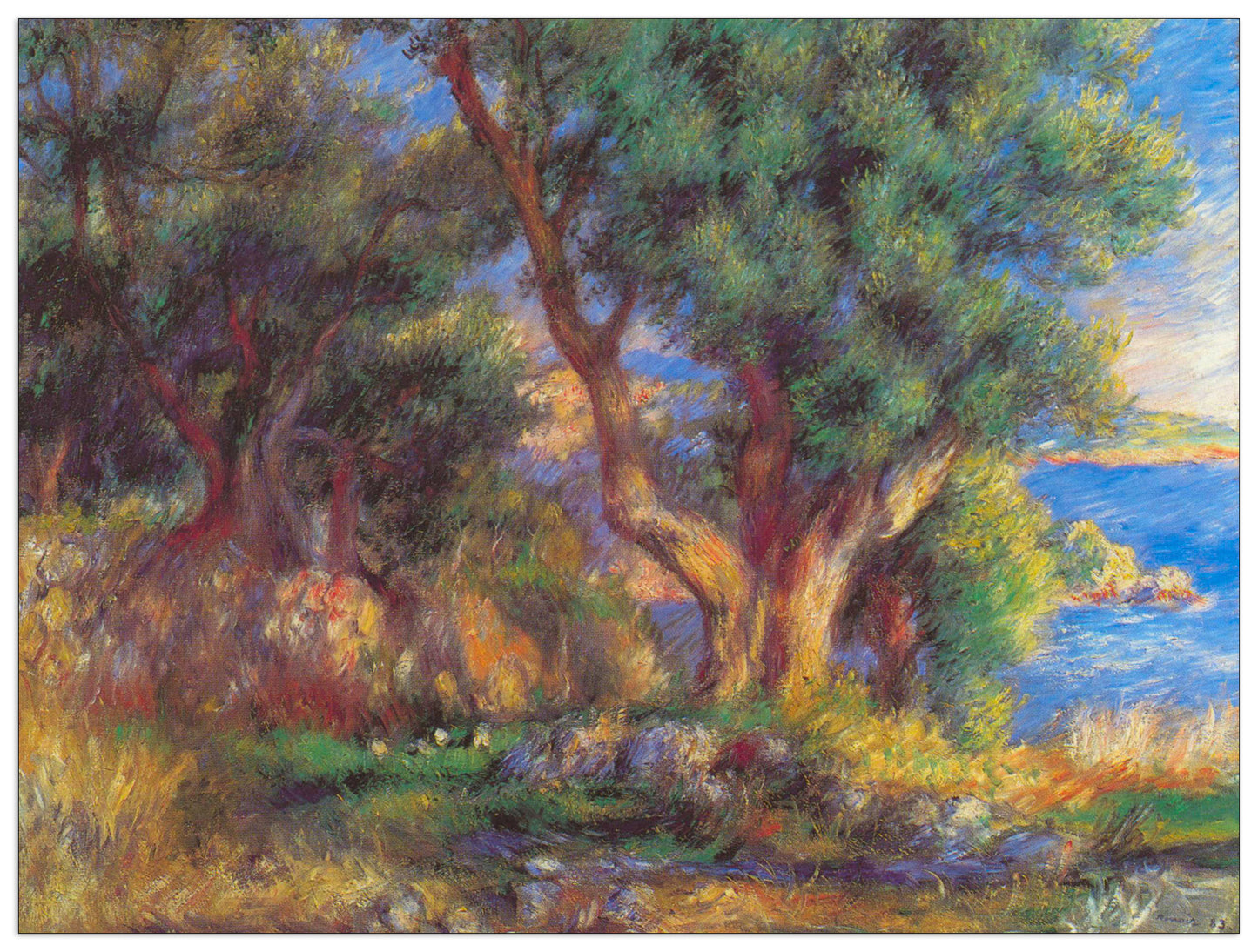 Landscape in Menton cm 80x60