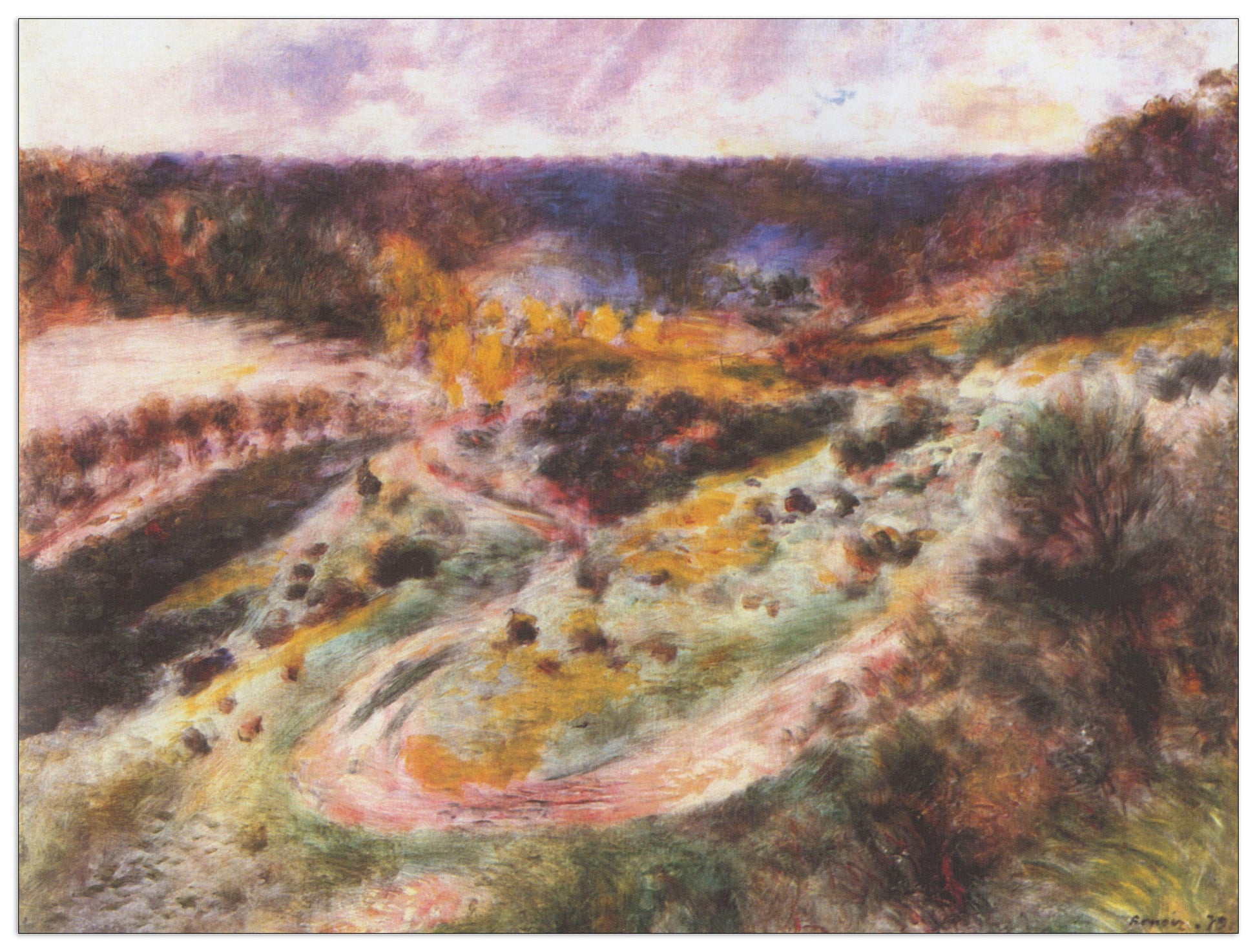 Landscape in Wargemont cm 80x60
