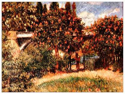 Railway bridge of Chatou cm 80x60