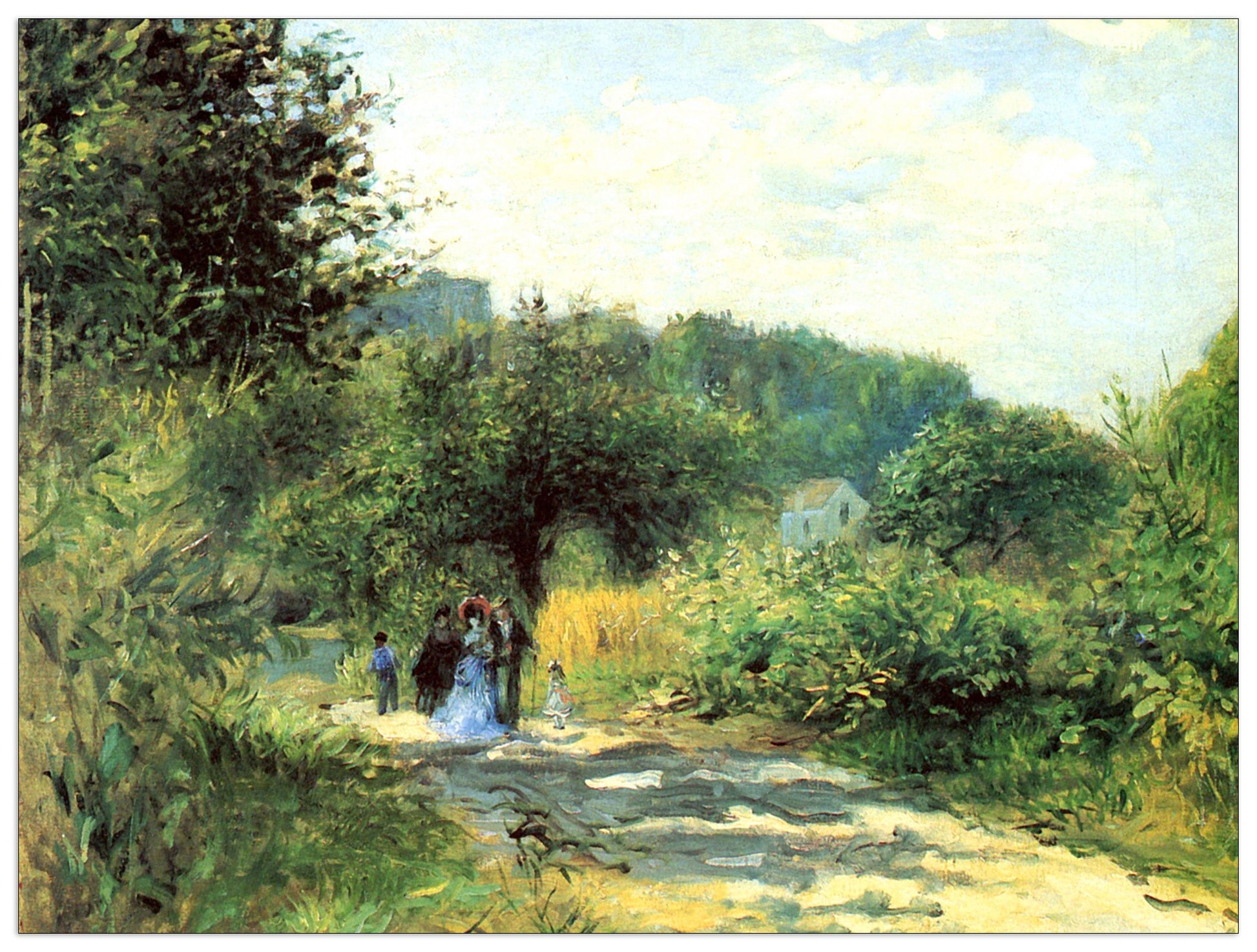 Road to Louveciennes cm 120x90