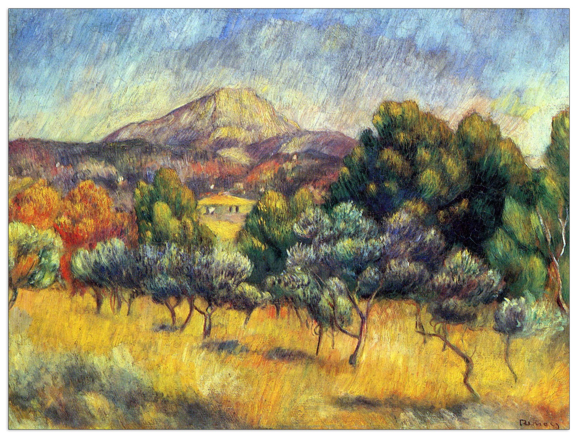 Sainte Vicoria Mountain cm 120x90