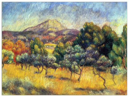 Sainte Vicoria Mountain cm 120x90