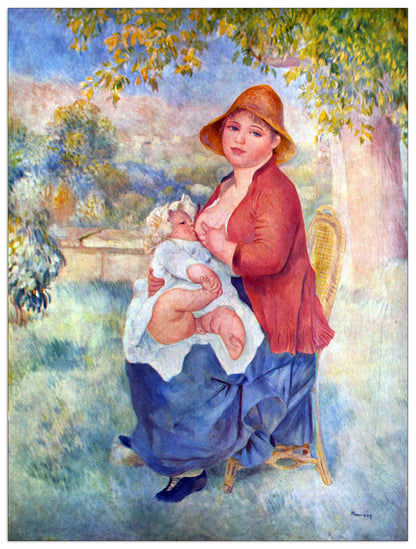 The child at the chest maternity cm 60x80