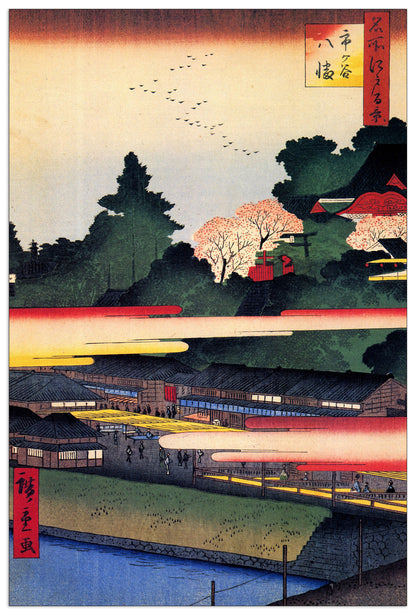 Ichigaya Hachiman Shrine cm 60x90