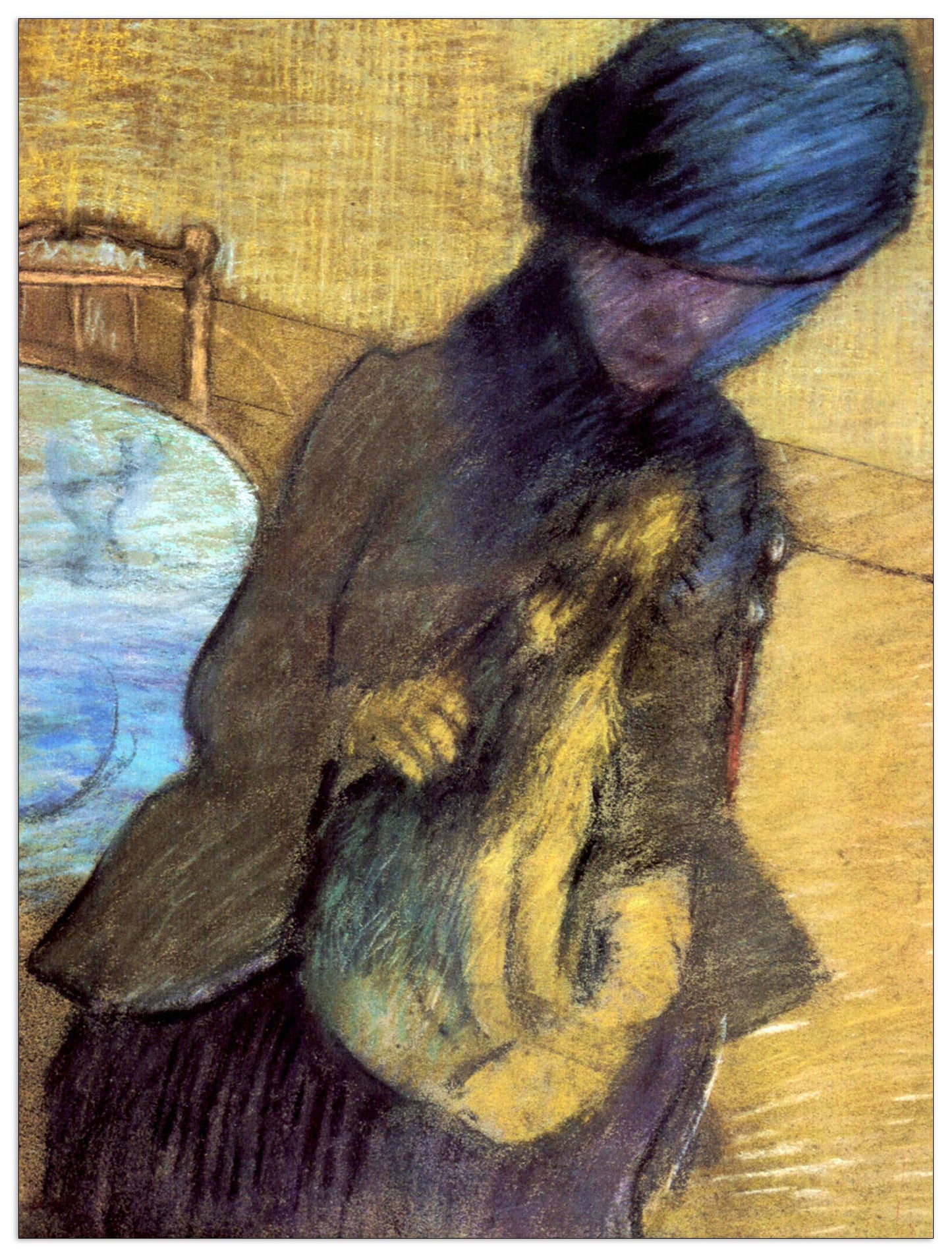 Mary Cassatt with her dog cm 60x80