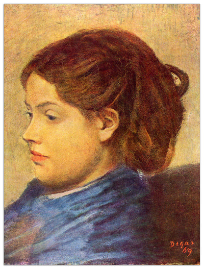 Portrait of Mademoiselle Dobigny cm 60x80
