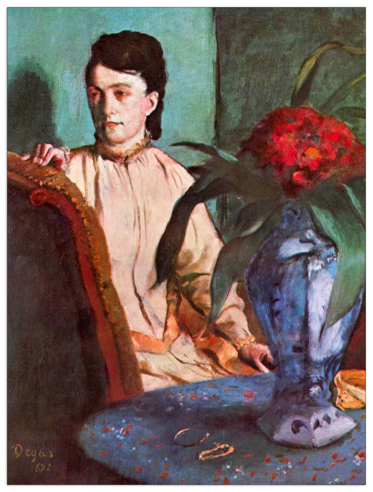Seated woman cm 60x80