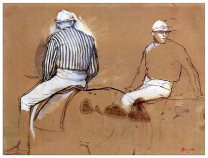Two jockeys cm 80x60