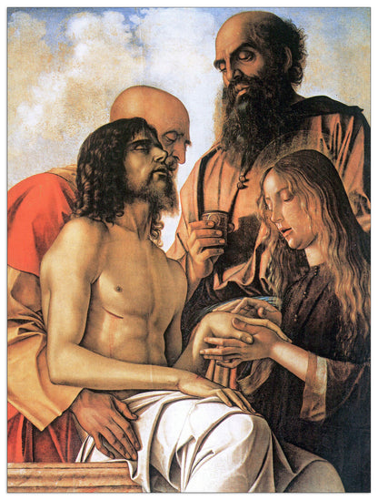 Mourning of Christ with Joseph, Nicodemus and Mary Magdalene cm 60x80
