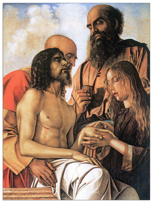Mourning of Christ with Joseph, Nicodemus and Mary Magdalene cm 60x80