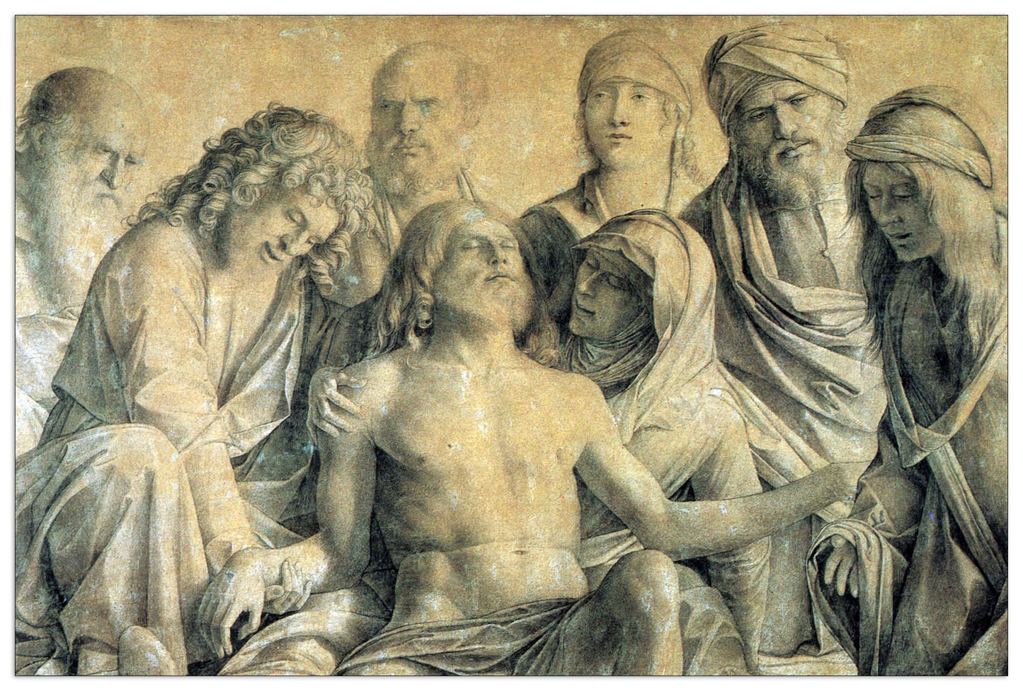 Mourning the dead Christ cm 90x60