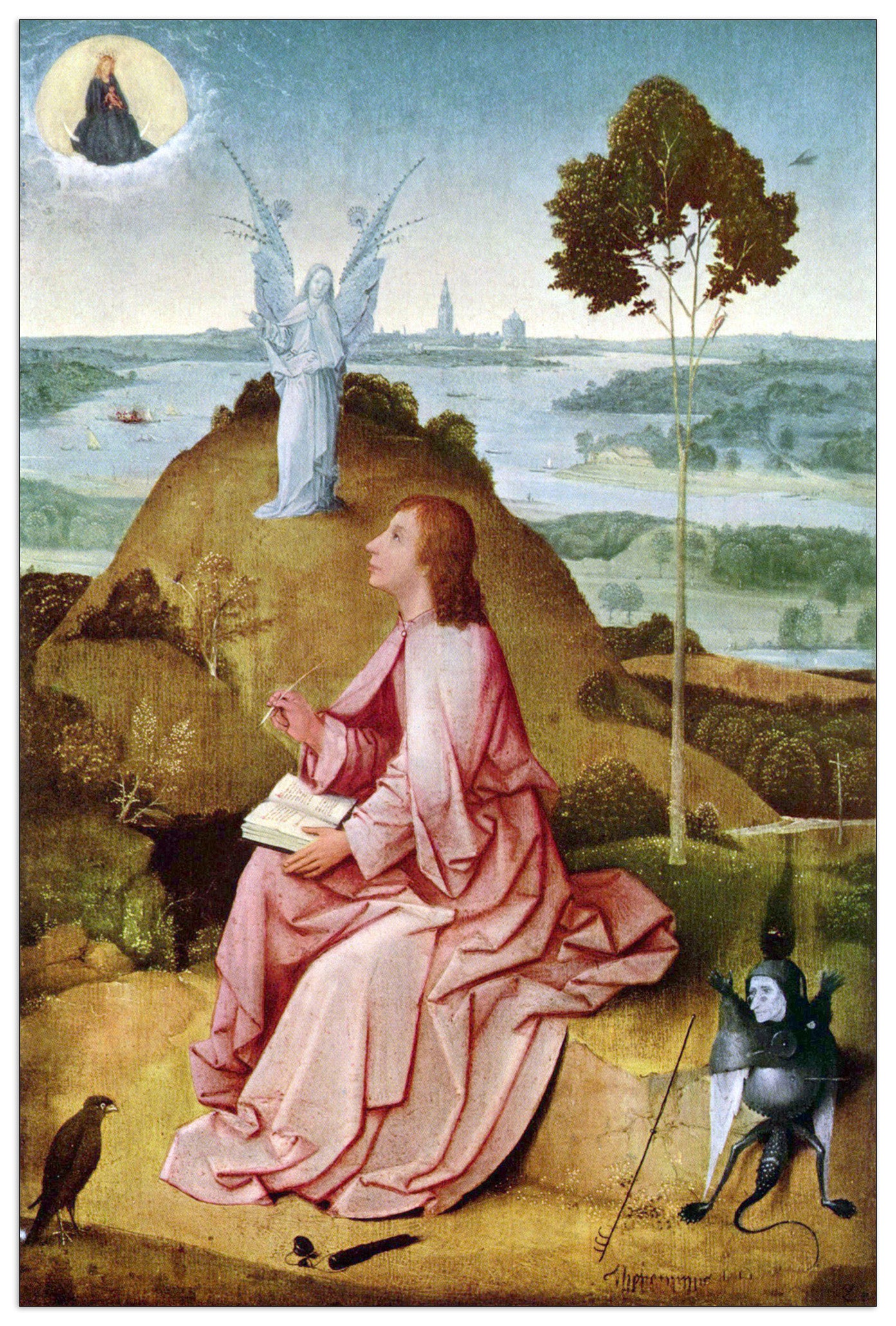 St. John the Evangelist on Patmos cm 60x90