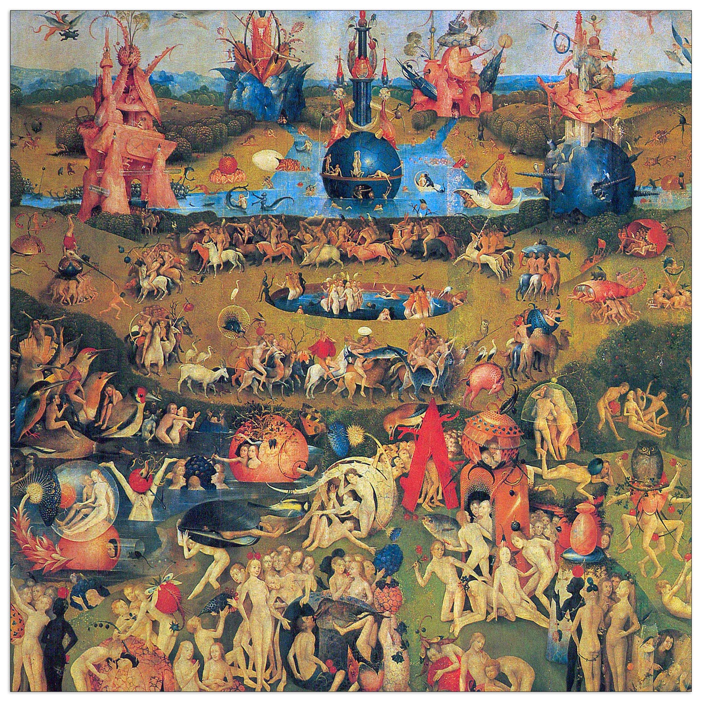 The Garden of Delights cm 70x70