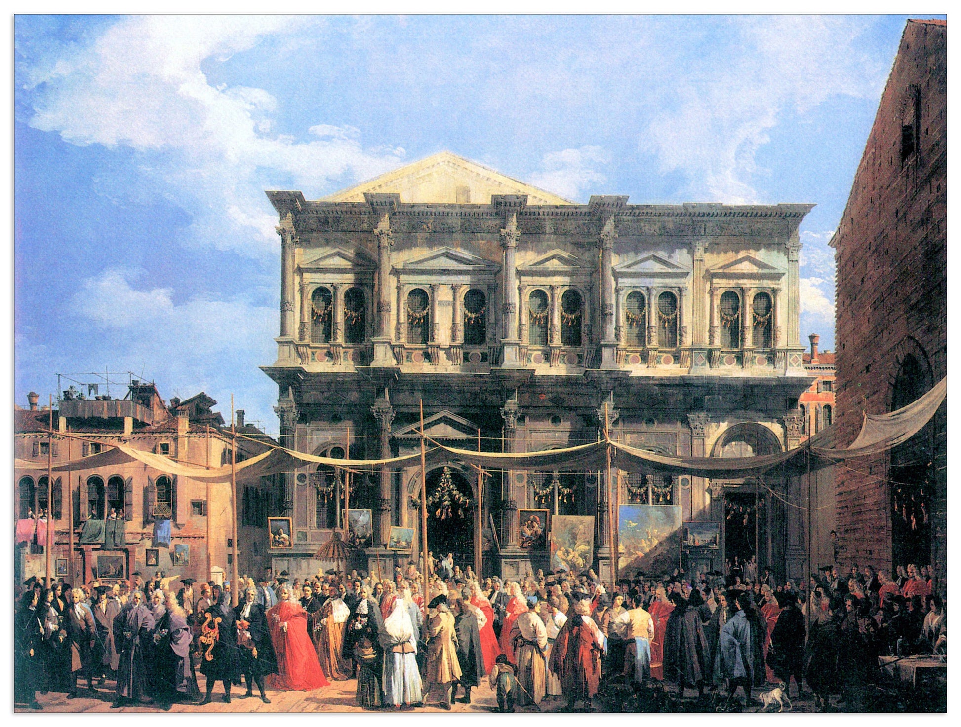 The festival Rochus cm 80x60