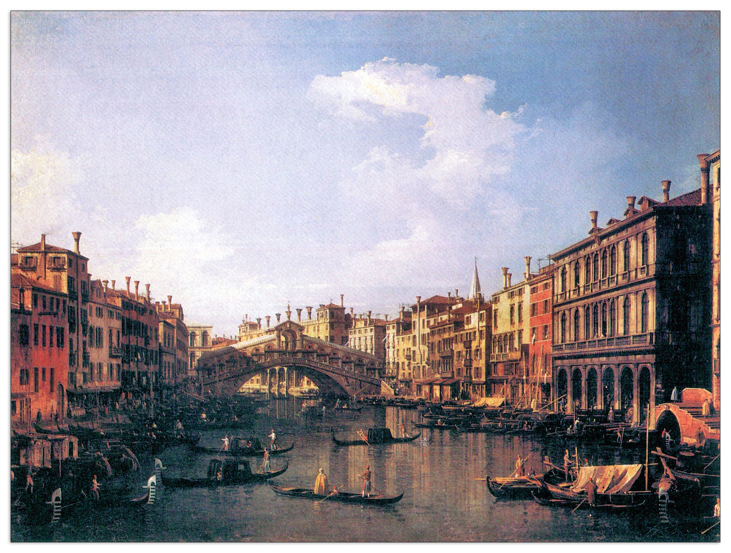 The Rialto Bridge from the south cm 80x60