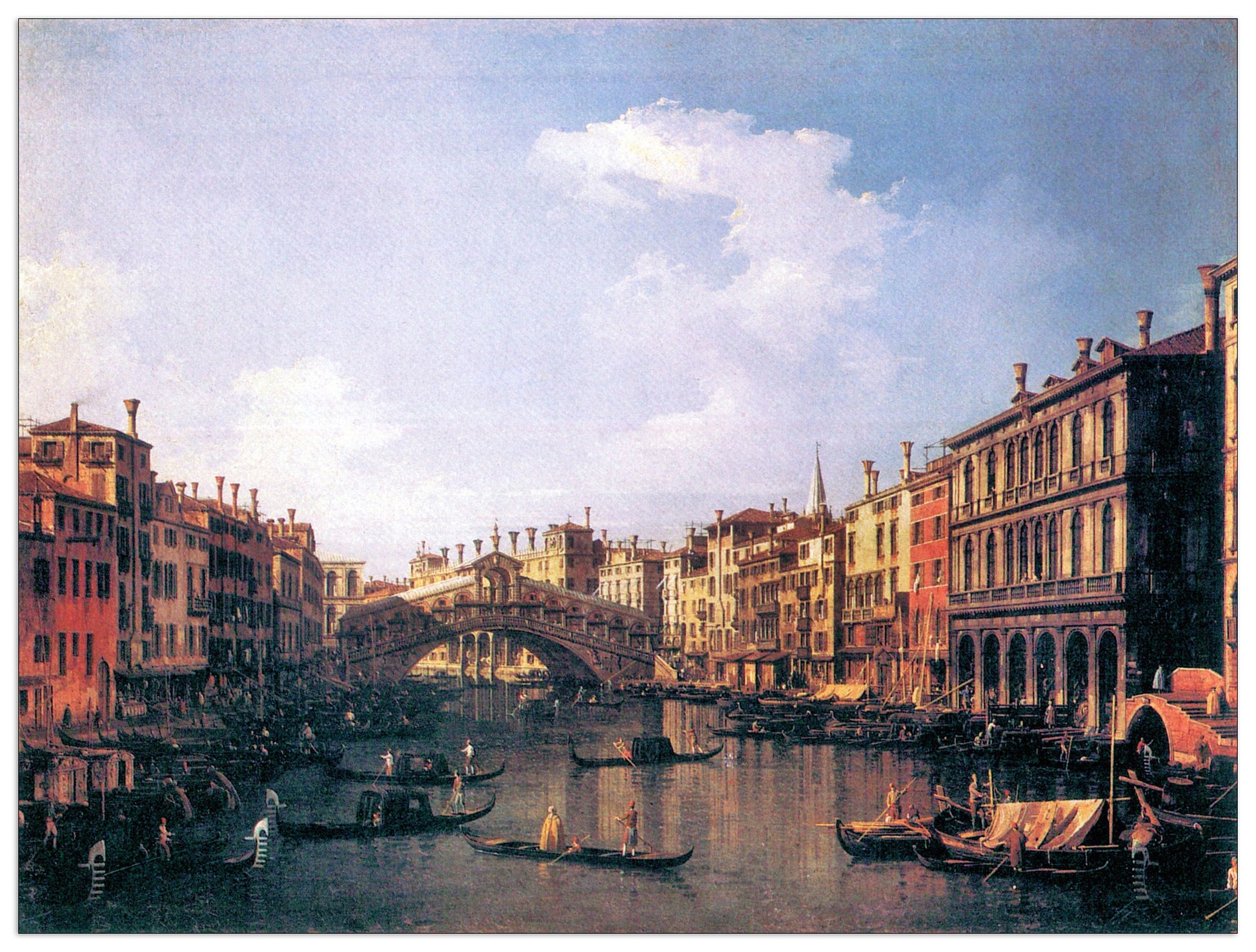 The Rialto Bridge from the south cm 80x60