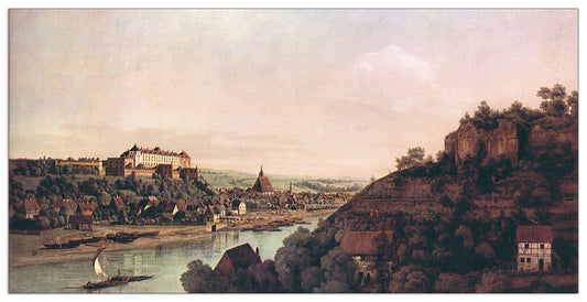 View of Pirna cm 100x50